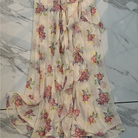 Free People Cream Sleeveless V-Neck Maxi Sundress - Picture 7 of 10